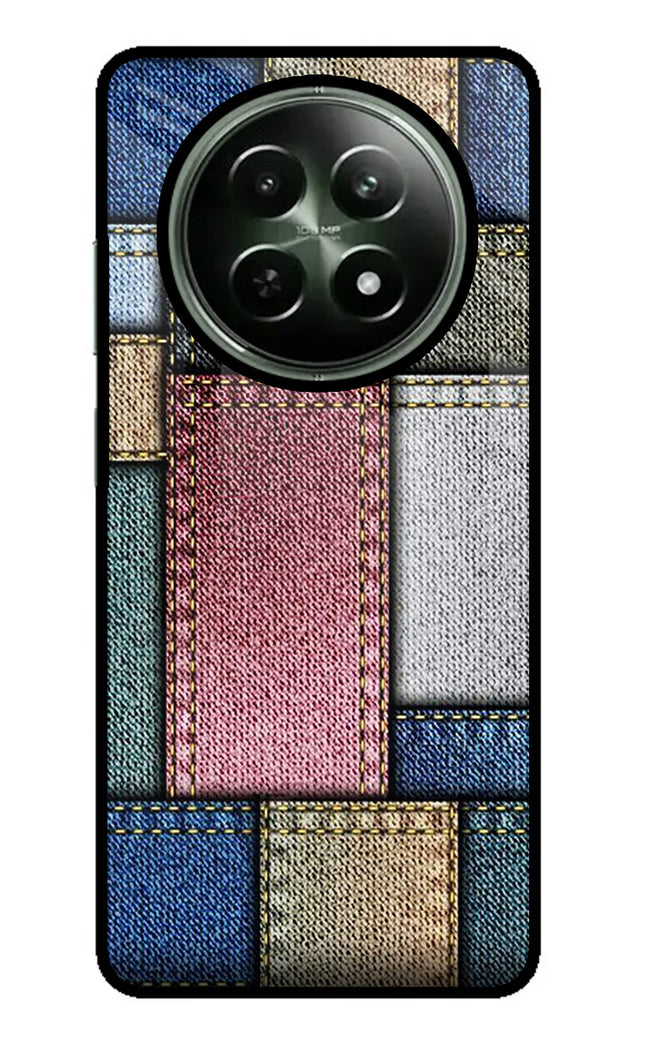 Multicolor Jeans Realme 12x 5G Glass Case