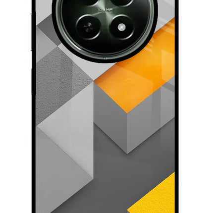 Abstract Realme 12x 5G Glass Case