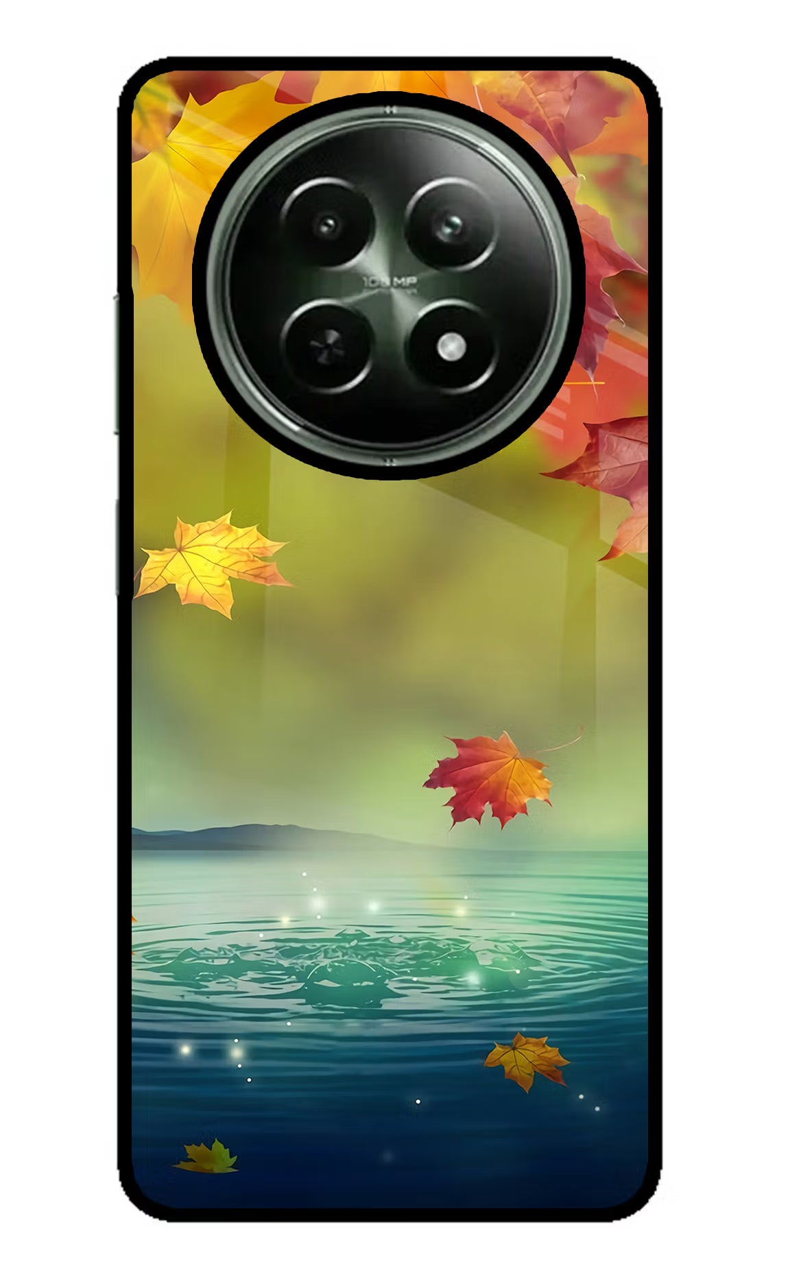 Flowers Realme 12x 5G Glass Case Back Cover by Casekaro