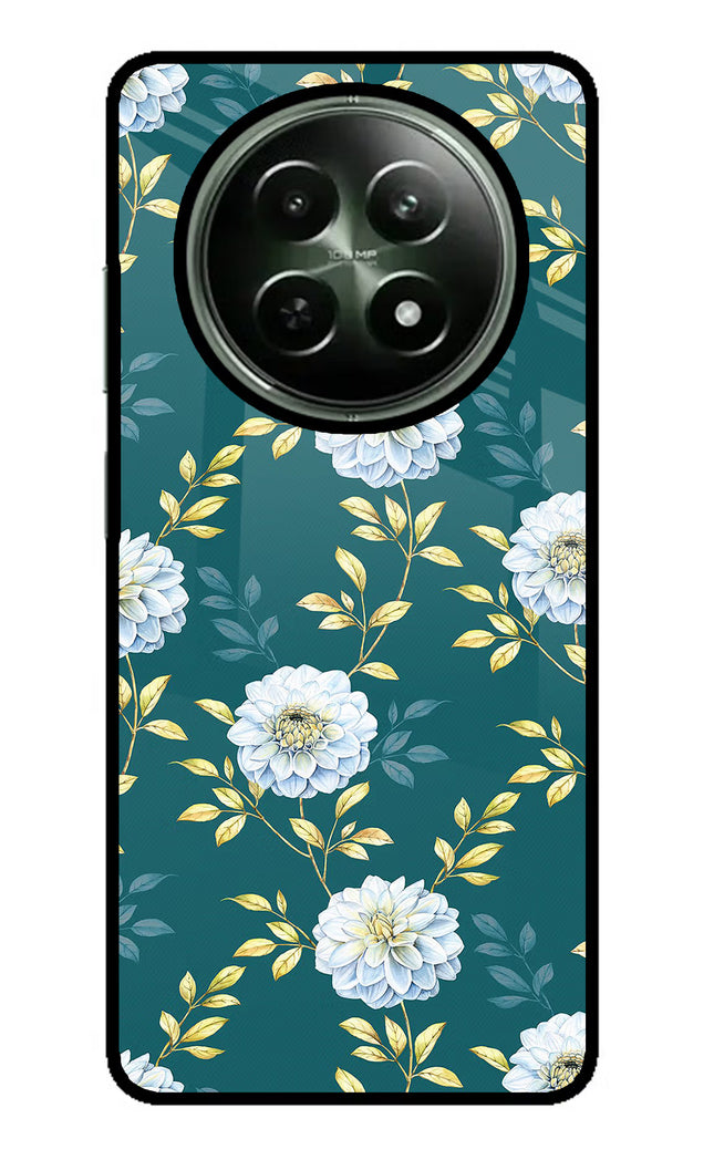Flowers Realme 12x 5G Glass Case