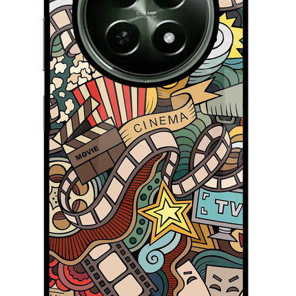 Cinema Abstract Realme 12x 5G Glass Case
