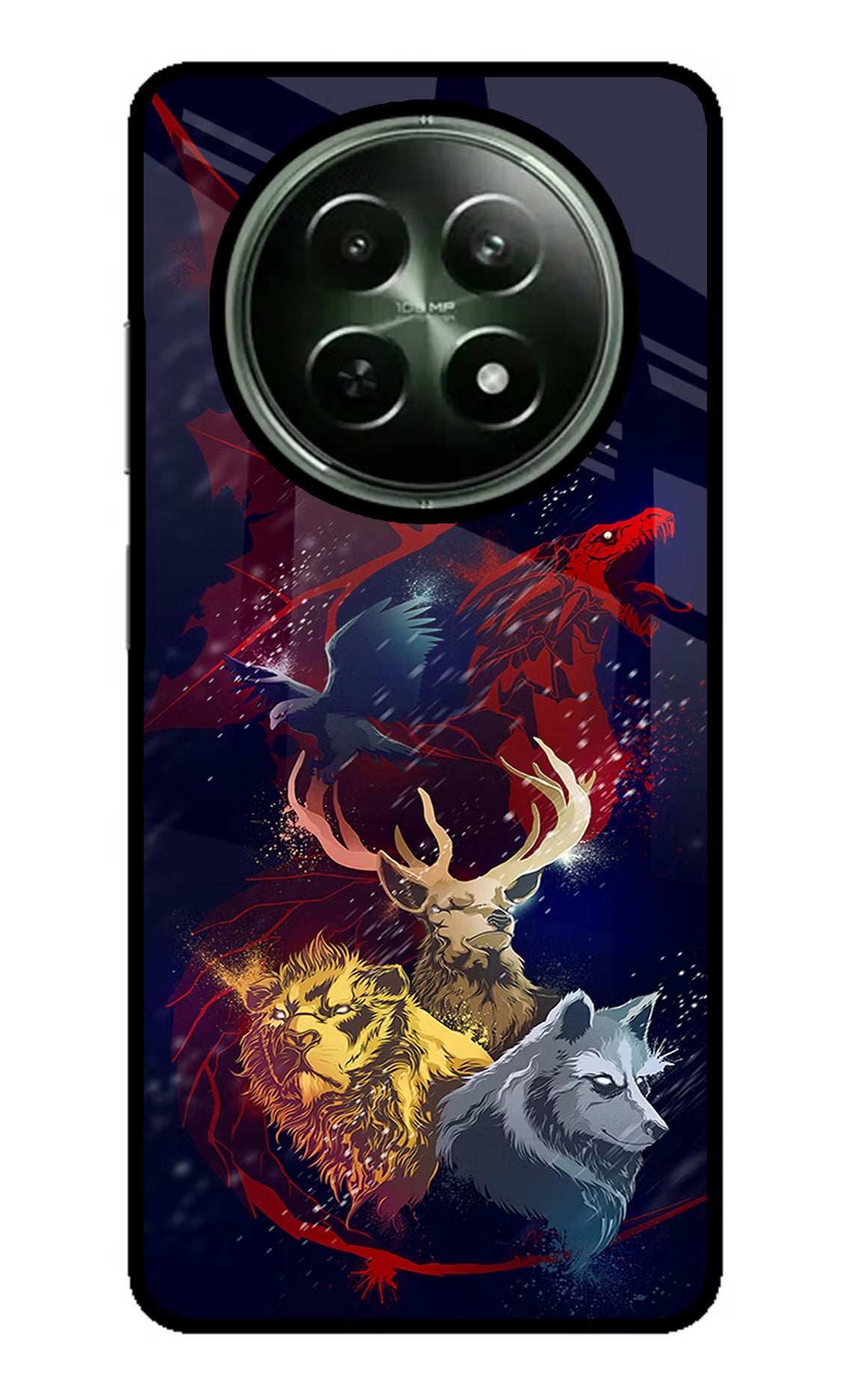 Game Of Thrones Realme 12x 5G Glass Case Back Cover by Casekaro
