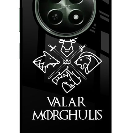 Valar Morghulis | Game Of Thrones Realme 12x 5G Glass Case Back Cover by Casekaro