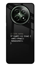 Life Motto Code Realme 12x 5G Glass Case