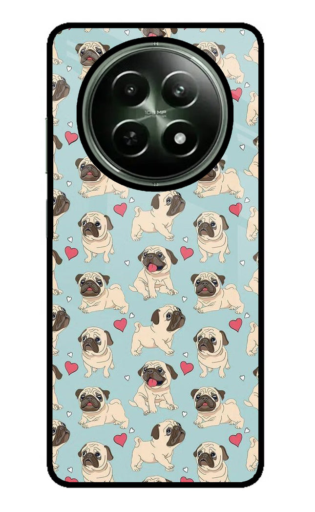 Pug Dog Realme 12x 5G Glass Case