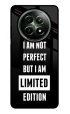 I Am Not Perfect But I Am Limited Edition Realme 12x 5G Glass Case