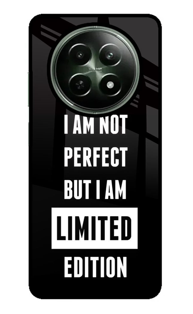 I Am Not Perfect But I Am Limited Edition Realme 12x 5G Glass Case