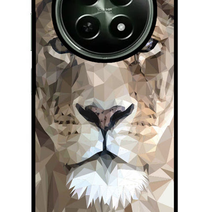 Lion Art Realme 12x 5G Glass Case