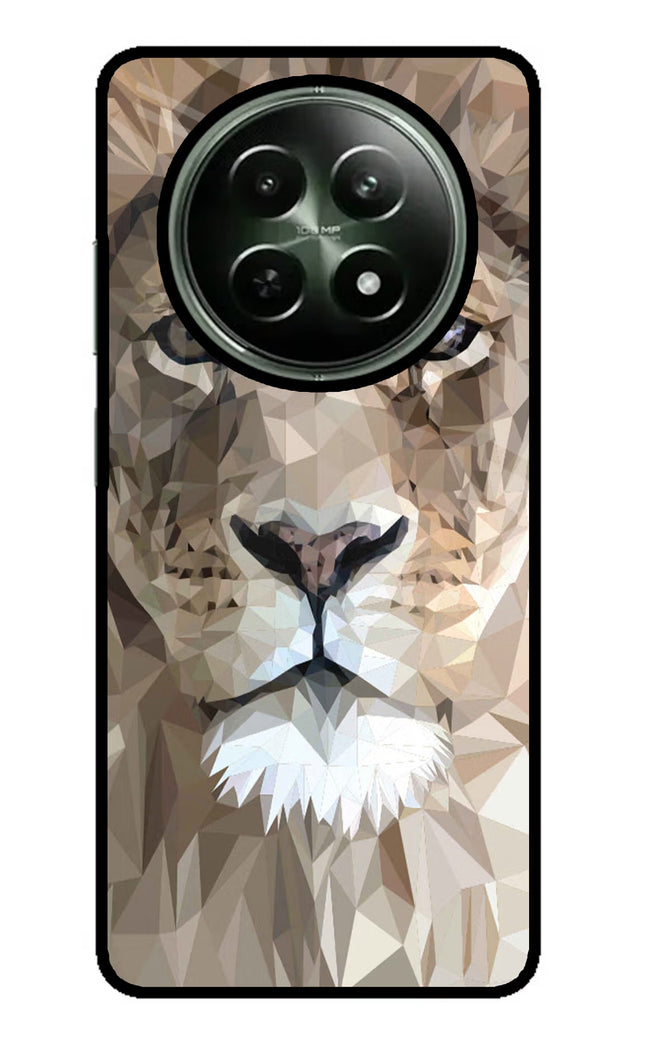 Lion Art Realme 12x 5G Glass Case