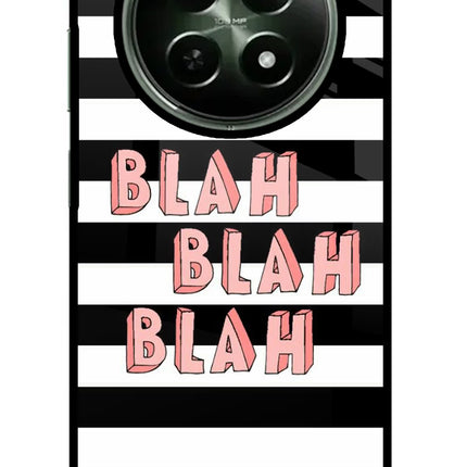 Blah Blah Blah Realme 12x 5G Glass Case