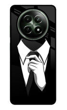 Black Tie Realme 12x 5G Glass Case