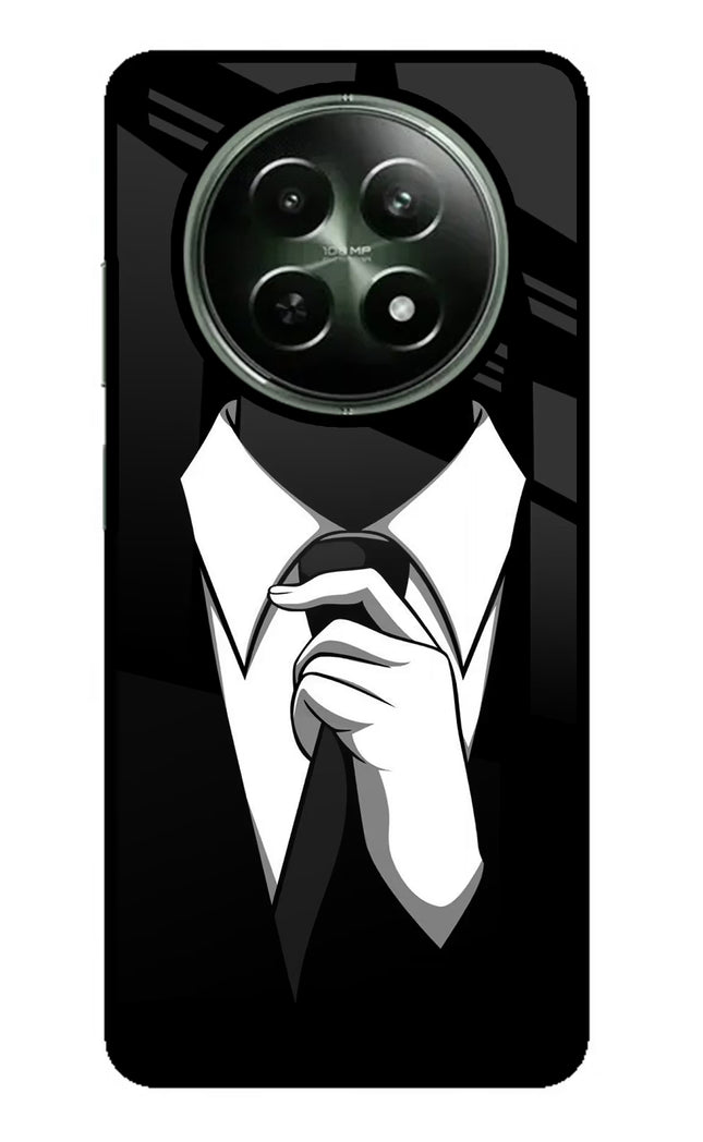 Black Tie Realme 12x 5G Glass Case