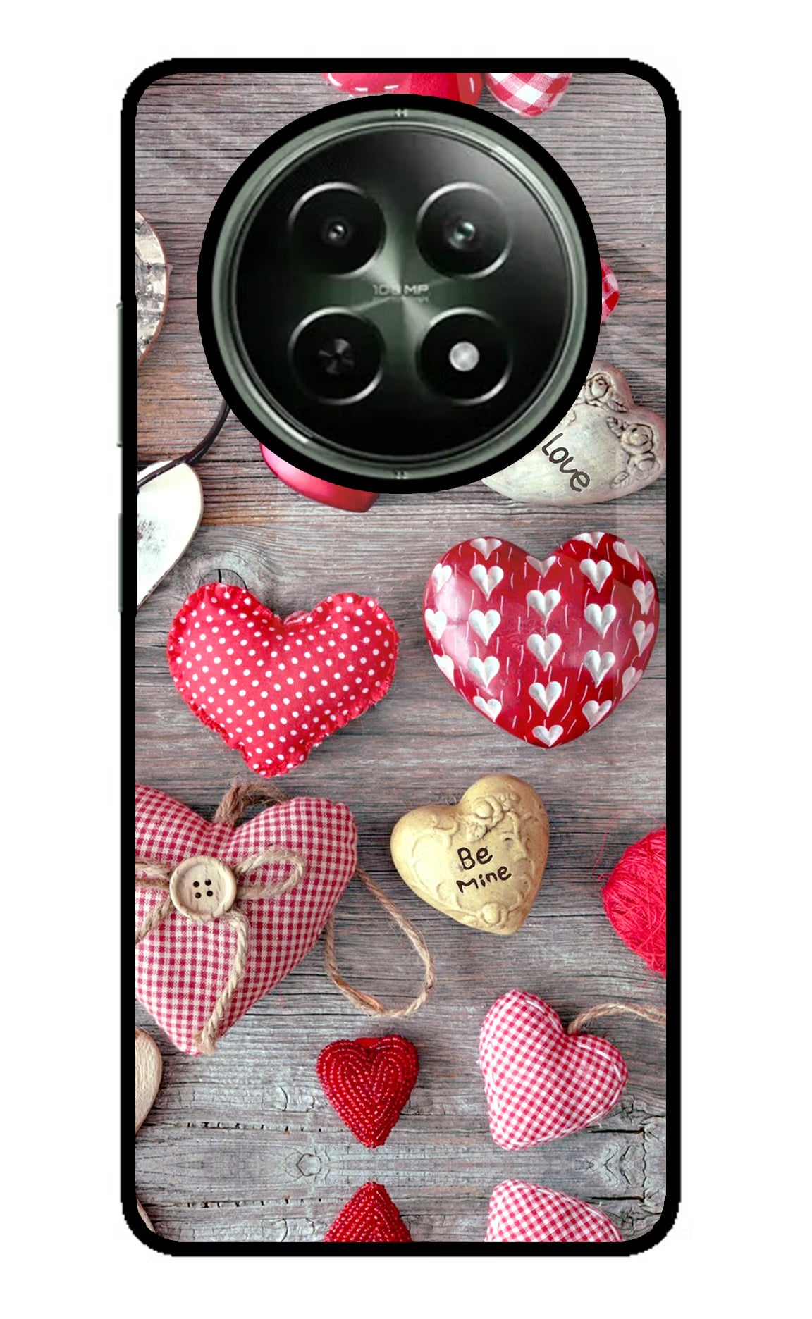 Love Wallpaper Realme 12x 5G Glass Case Back Cover by Casekaro