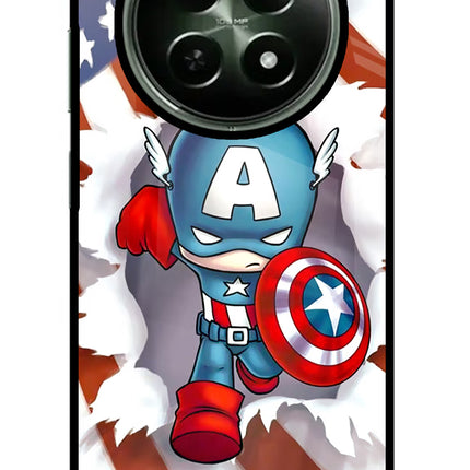Captain America Realme 12x 5G Glass Case