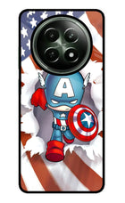Captain America Realme 12x 5G Glass Case