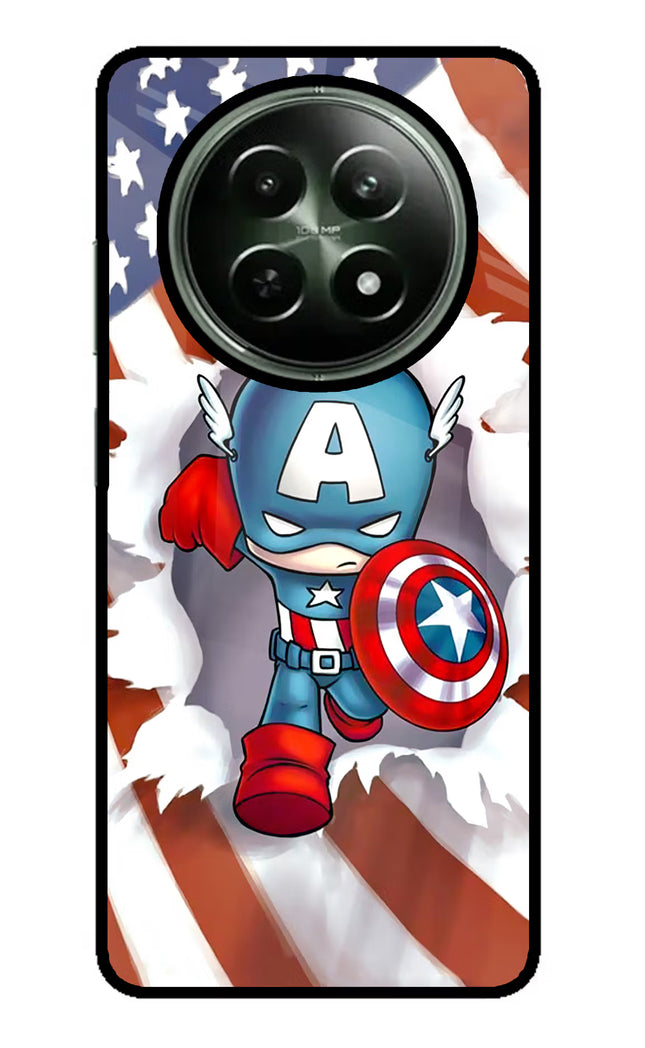 Captain America Realme 12x 5G Glass Case
