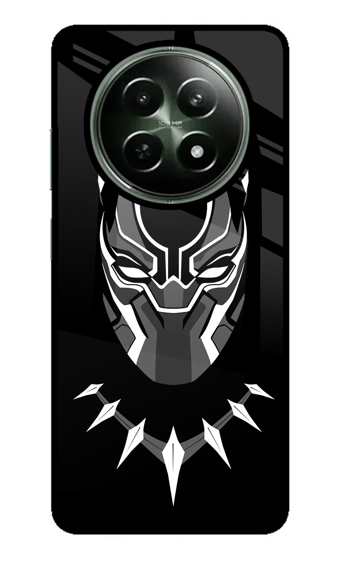 Black Panther Realme 12x 5G Glass Case