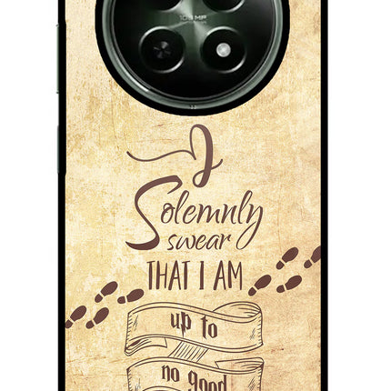 I Solemnly swear that i up to no good Realme 12x 5G Glass Case