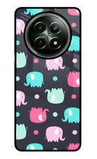 Elephants Realme 12x 5G Glass Case