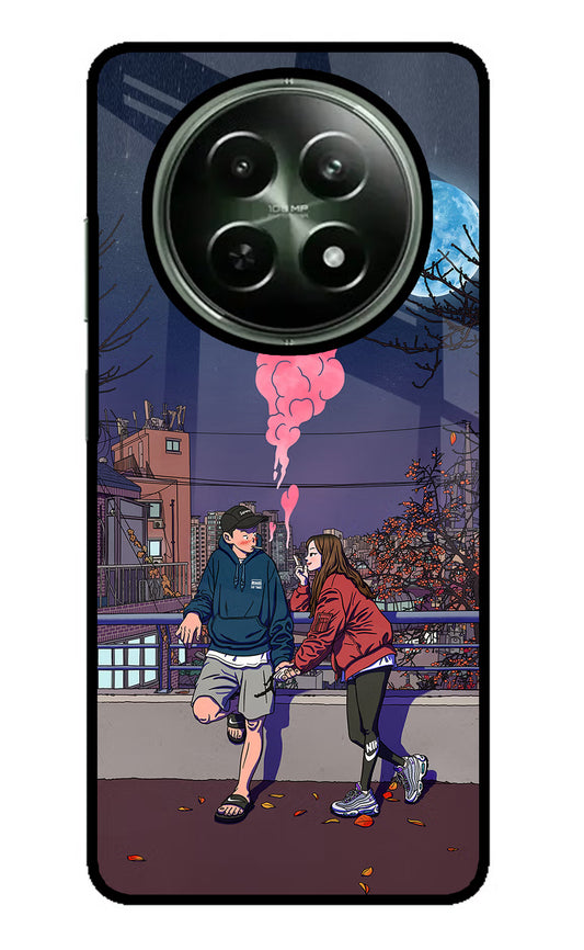 Chilling Couple Realme 12x 5G Glass Case