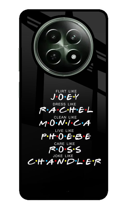 FRIENDS Character Realme 12x 5G Glass Case