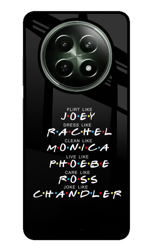 FRIENDS Character Realme 12x 5G Glass Case