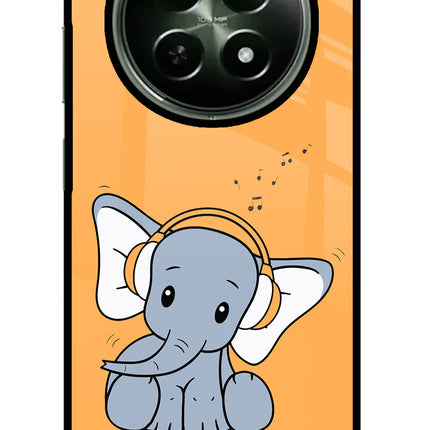 High On Music Realme 12x 5G Glass Case Back Cover by Casekaro