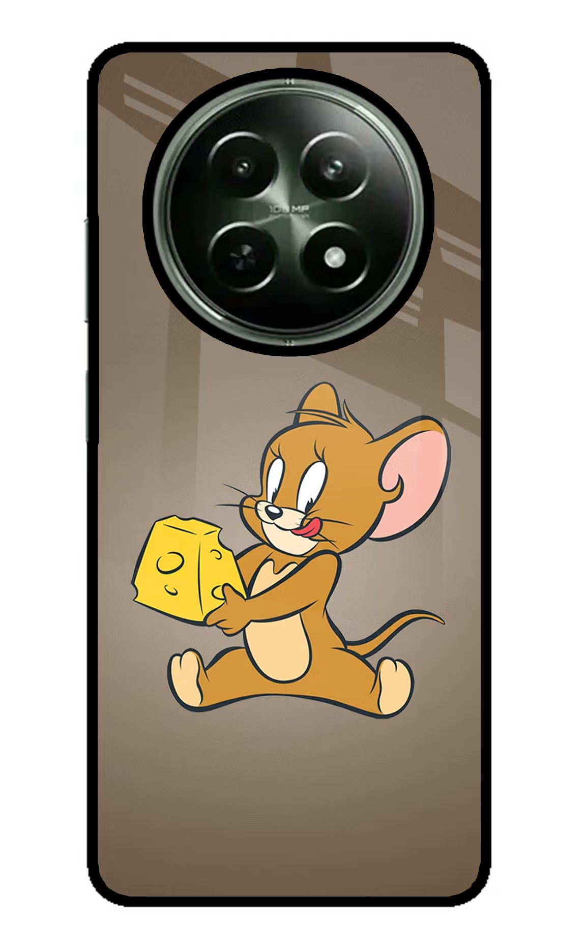 Jerry Realme 12x 5G Glass Case Back Cover by Casekaro