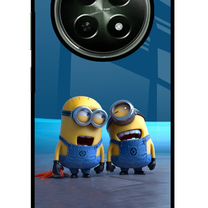 Minion Laughing Realme 12x 5G Glass Case