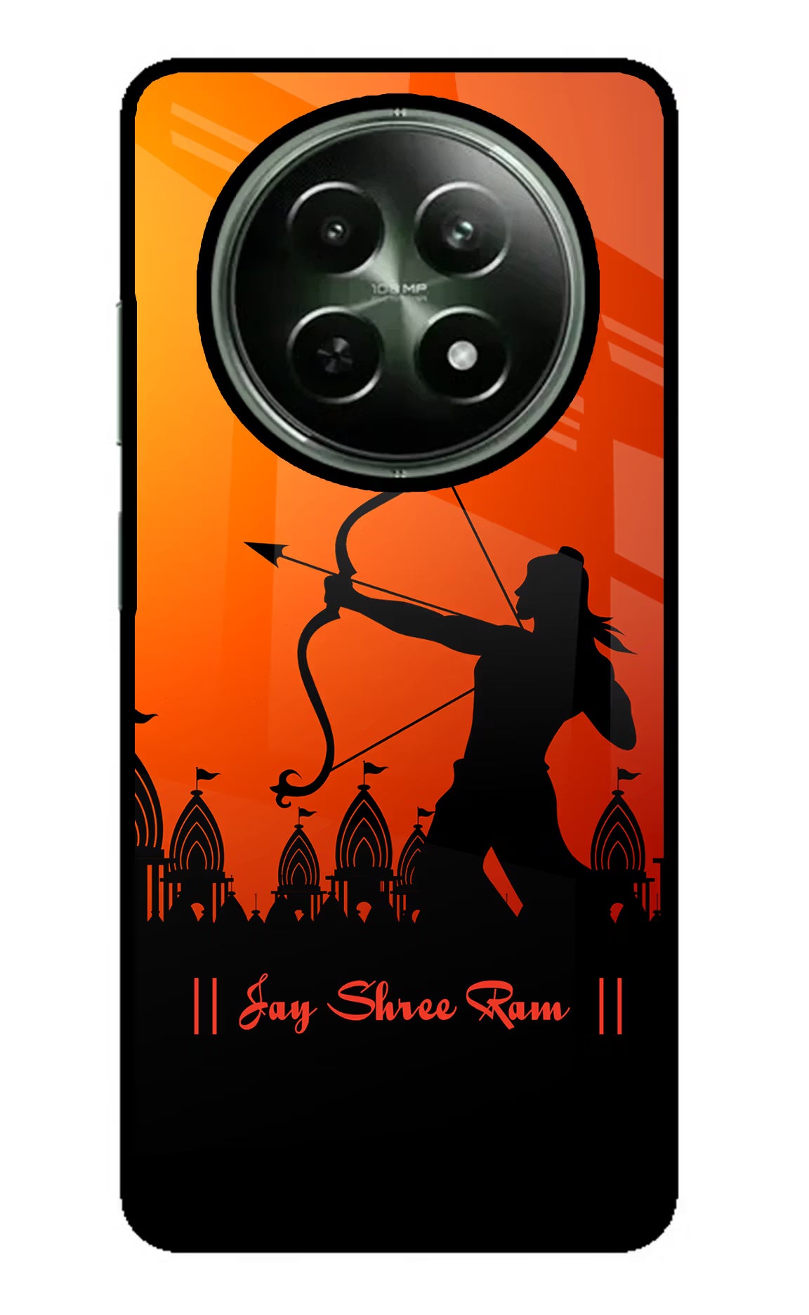 Lord Ram - 4 Realme 12x 5G Glass Case Back Cover by Casekaro