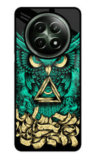 Green Owl Realme 12x 5G Glass Case