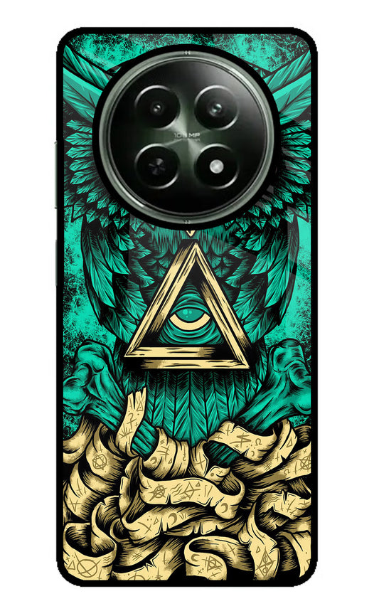 Green Owl Realme 12x 5G Glass Case