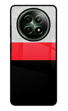 Tri Color Pattern Realme 12x 5G Glass Case