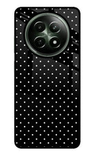White Dots Realme 12x 5G Glass Case