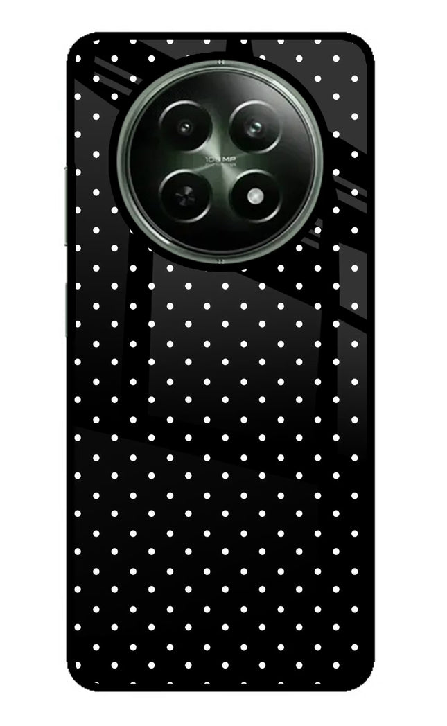 White Dots Realme 12x 5G Glass Case