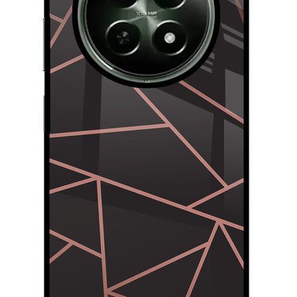 Geometric Pattern Realme 12x 5G Glass Case