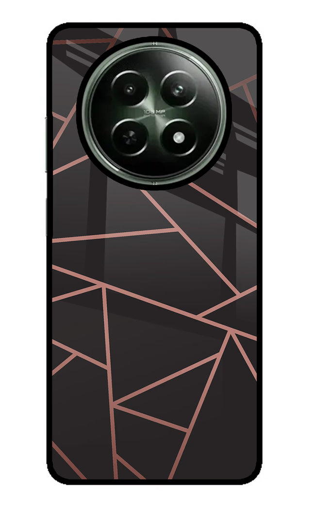 Geometric Pattern Realme 12x 5G Glass Case