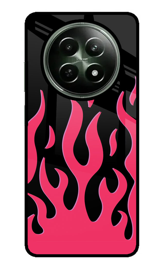 Fire Flames Realme 12x 5G Glass Case