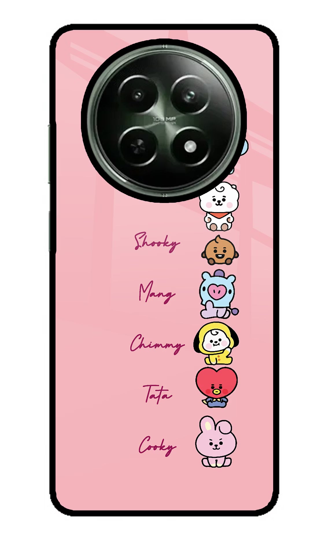 BTS names Realme 12x 5G Glass Case