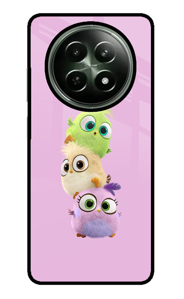 Cute Little Birds Realme 12x 5G Glass Case