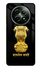 Satyamev Jayate Golden Realme 12x 5G Glass Case