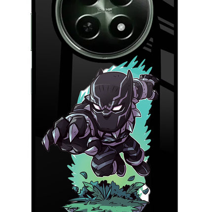 Black Panther Realme 12x 5G Glass Case