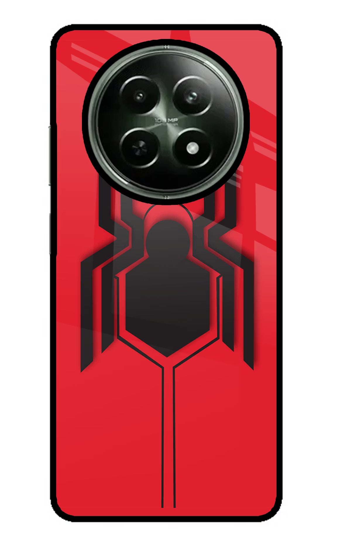 Spider Realme 12x 5G Glass Case Back Cover by Casekaro