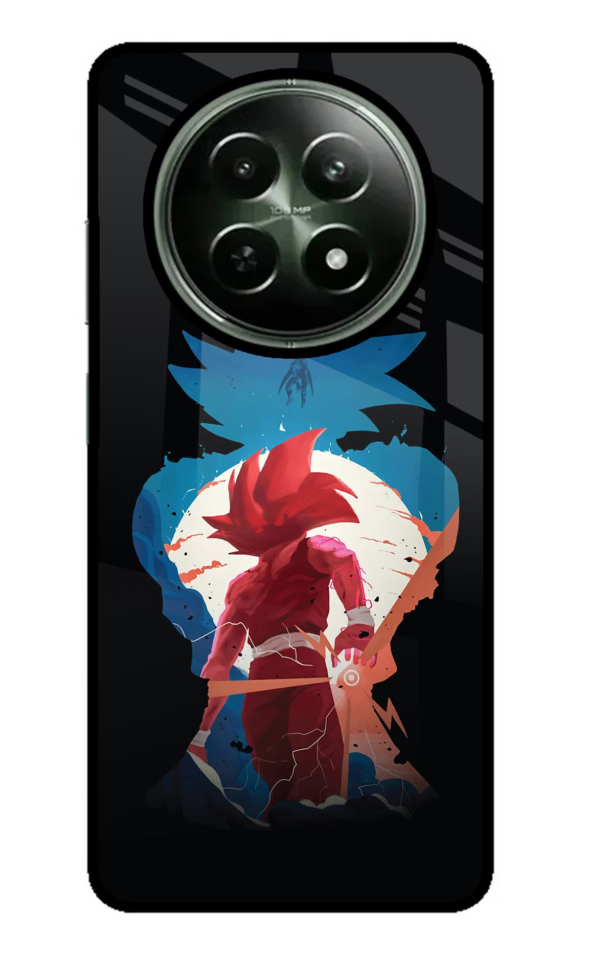 Goku Realme 12x 5G Glass Case Back Cover by Casekaro