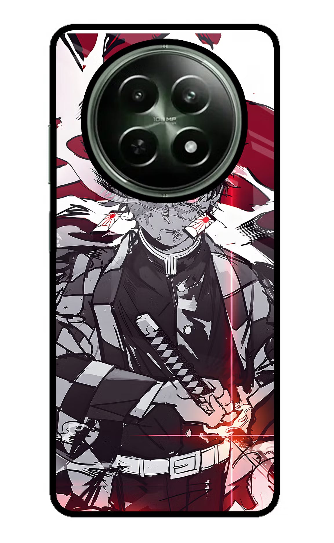 Demon Slayer Realme 12x 5G Glass Case Back Cover by Casekaro