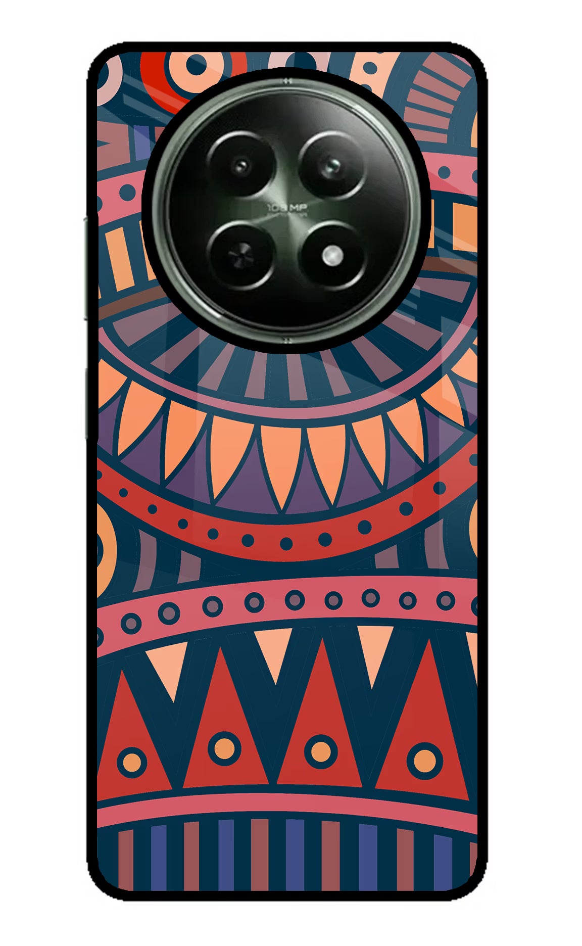 African Culture Design Realme 12x 5G Glass Case Back Cover by Casekaro