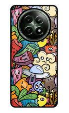 Veggie Doodle Realme 12x 5G Glass Case