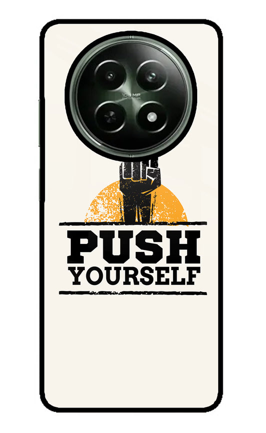 Push Yourself Realme 12x 5G Glass Case