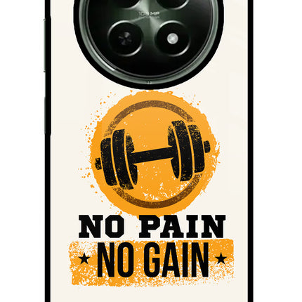 No Pain No Gain Realme 12x 5G Glass Case