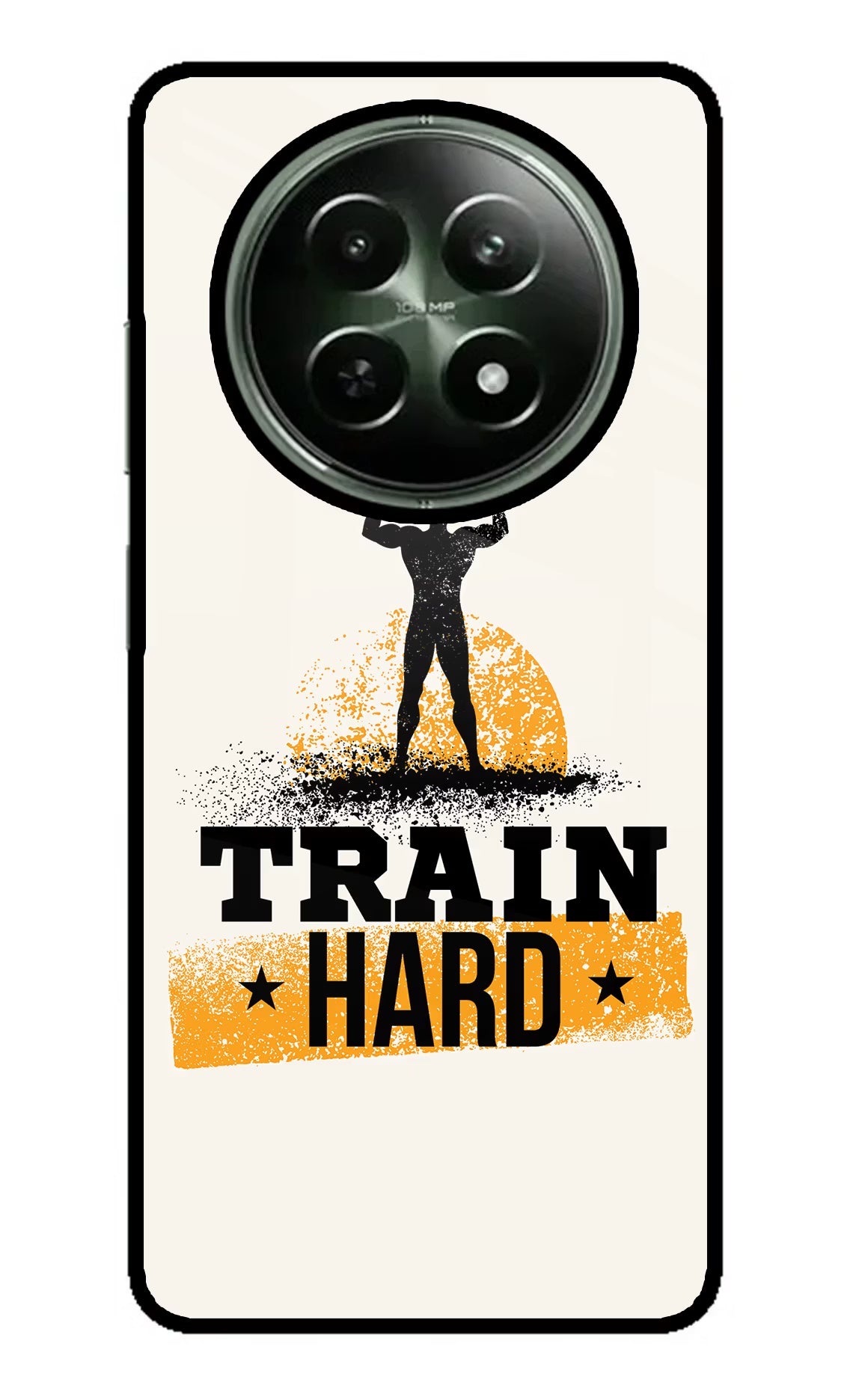 Train Hard Realme 12x 5G Glass Case